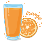 boisson à l'orange
